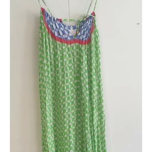 Camilla Franks Beach House Printed Drawstring Dress Kaftan One Size $4 EXPRESS
